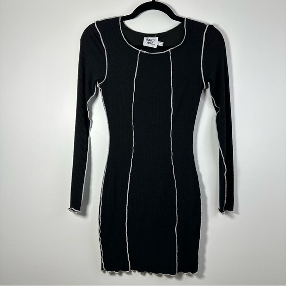 Princess Polly Women’s Christa Long Sleeve Mini Dress Size 2 - Picture 2 of 8